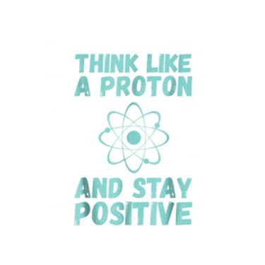 Imagem de To Do List Notebook|Think Like A Proton And Stay Positive Science(1)