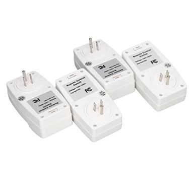 Imagem de Smart Switch Socket with Remote Control Wireless Power Outlet Set for Home Use US Plug 120V