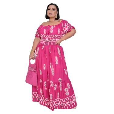 Imagem de Vestido Longo Estampado Ciganinha G1 G2 G3 G4 2 Geração - Reyn Store, 