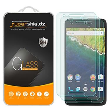 Imagem de [Pacote com 3] Película protetora de tela de vidro temperado Huawei (Google) Nexus 6P, antiarranhões, impressões digitais, sem bolhas, garantia de substituição vitalícia