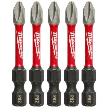 Imagem de Jogo De Chaves Bit Philips Ph2 X 50Mm Com 05 Peças 48-32-4602 Milwaukee - Unica Unico