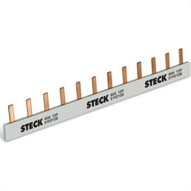 Imagem de Barramento Steck Mono 80A 220/440V 1X12P Din