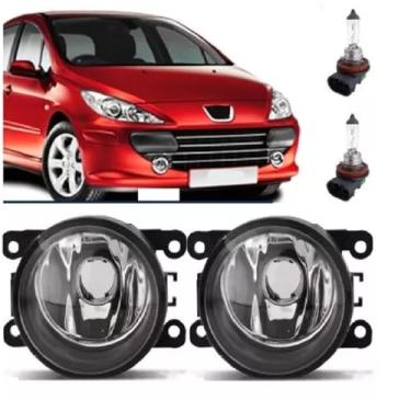 Imagem de Par Farol De Milha Universal 307 2007 2008 2009 2010 2011 2012 2013 2014 + Lâmpada