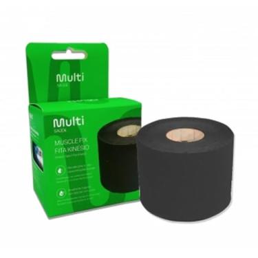 Imagem de K.inesio Tape Fita Bandagem Elastica Fix Funcional (PRETO)