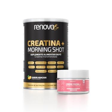 Imagem de 1 Pote Creatina + Morning Shot com Creme Resveratrol- Renova Be (144g, Abacaxi)