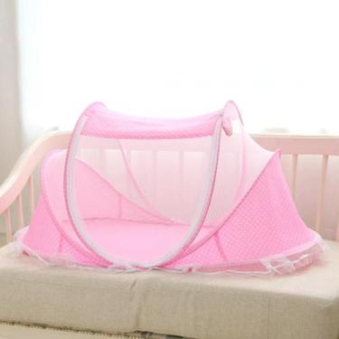 Imagem de Mosquiteiro Universal Infantil Dobrável E Portatil 110 Cm - TOP, Rosa 