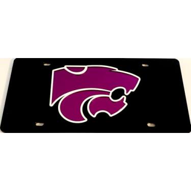 Imagem de WinCraft Kansas State University S18712 placas de licença clássicas de acrílico