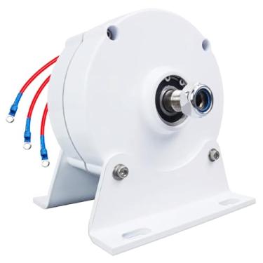 Imagem de 8000W 500r/m sem engrenagem gerador de ímã permanente 12V 24V 48V 220V Alternador AC Velocidade baixa para geradores hidrelétricos e turbinas eólicas (com base),48V
