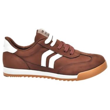 Imagem de Tênis Via Marte Feminino Casual Novidade Samba Moda (Marrom, BR, Adulto, Numérico, 34)