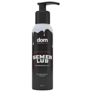Imagem de Gel Lubrificante SemenLub Textura Branca Ultra Deslizante - Adão e Eva