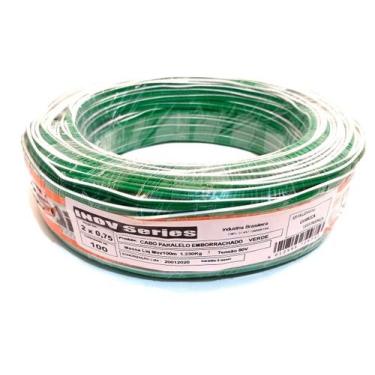 Imagem de Rolo Fio Alto Falante Emborachado 2X0,75 mm 2X18 100 Metros - UNIQ CAB