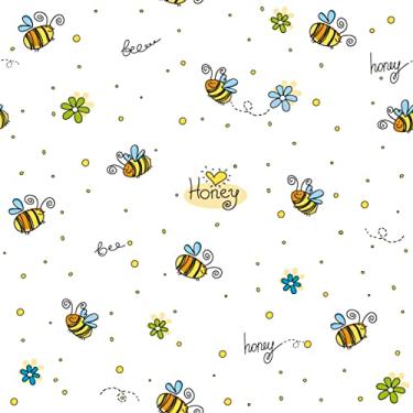 Imagem de Papel De Parede Adesivo Honey Abelha Bee Quarto 12m
