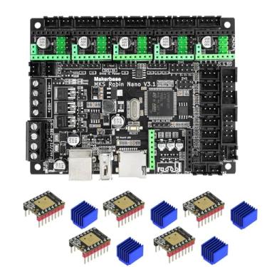 Imagem de YUTREES Makerbase MKS Robin Nano V3 32bit Placa de controle Placa-mãe TMC2209 TS35 TFT Tela sensível ao toque Módulo WIFI Peça de impressora 3D (Package*6)