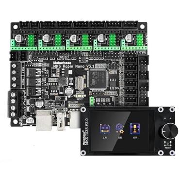 Imagem de YUTREES Makerbase MKS Robin Nano V3 32bit Placa de controle Placa-mãe TMC2209 TS35 TFT Tela sensível ao toque Módulo WIFI Peça de impressora 3D (Package*7)