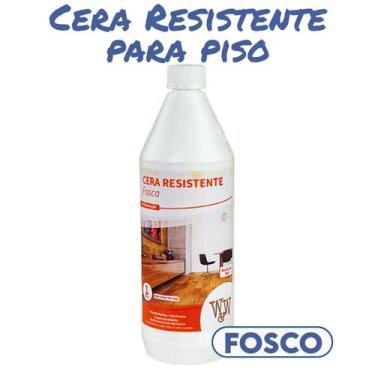 Imagem de Cera Fosca Resistente Para Pisos De madeira 1L Restaura Piso W&W