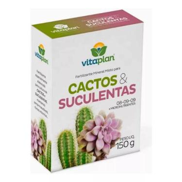 Imagem de Adubo Fertilizante p/ Cactos e Suculentas c/ 150g VITAPLAN - Nutriplan