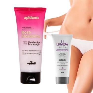 Imagem de Hidratante Corpo E Clareador Íntimo Virilha De Rosa Mosqueta - Apinil 
