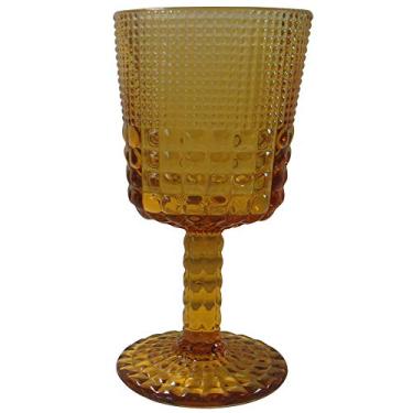 Imagem de Conjunto de Taças Quadriculadas Âmbar 6 peças