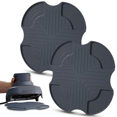 Imagem de Tapetes de silicone Ninja Crispi Air Fryer Trivet (2 peças) - Almofadas à prova de calor para acessórios de tigela de vidro, seguro para micro-ondas e forno