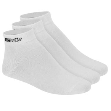 Imagem de Meia Cano Médio Kit Actvitta 4999.4 com 3 Brancas