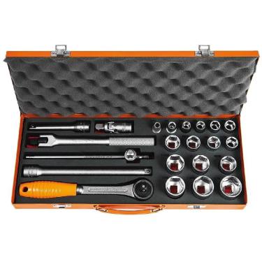Imagem de Jogo Soquete Sextavado 1/2'' 22 Pcs 44832/423 Tramontina Pro