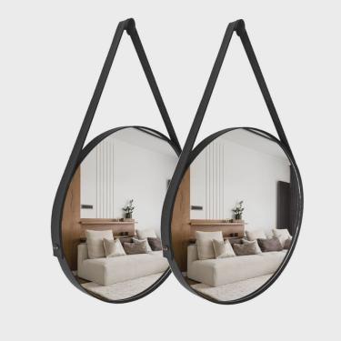 Imagem de Espelho Adnet Redondo 30cm Kit com 2 Unidades