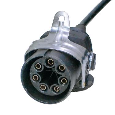 Imagem de Chicote Elétrico Cavalo Carreta com Freio Abs Rastreador 6,5mts Completo 7 Fios 2 Tomadas - Pradolux - IL7004