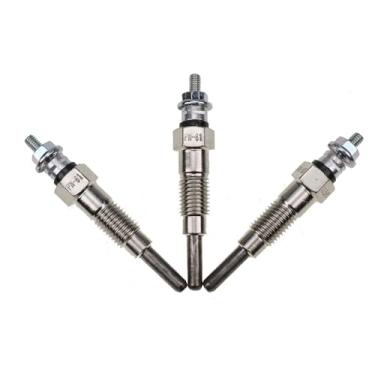 Imagem de YIHETOP 3 peças de vela incandescente Y-702R 15951-65510 15951-65512 compatível com Kubota D1102 D1302 D650 D750 D850 D950 trator B4200 B5200 B6200 B7200 B820 0 B9200