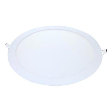 Imagem de Painel Plafon 24w Embutir Redondo Branco Frio Led Bivolt - Maxxy