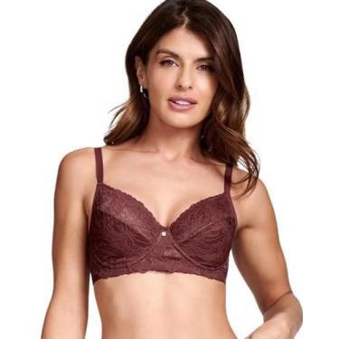 Imagem de Sutiã sem bojo com aro renda ST101 - Nayane Rodrigues, Ameixa, M/42