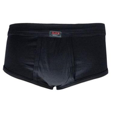Imagem de Cueca Click Tradicional c/ Abertura Poliamida XXG - 120 - Tamanho Espe