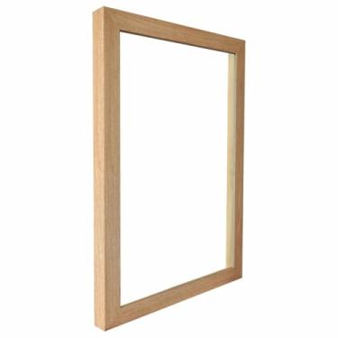 Imagem de Armação de Moldura Lisa Revestida para Quadros e Fotos - 2x2 Cor:CARVALHO;Tamanho:15X21 CM