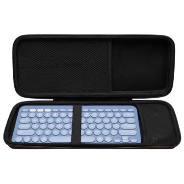 Imagem de L LTGEM Capa Compatível Com Logitech Pebble 2 Combo/Keys K380S / Teclado K380 + Mouse (Interior: 14,3" X 5,2" 0,8")