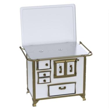 Imagem de Fogao a Lenha N 2 Renaissance Chapa de Aluminio Branco