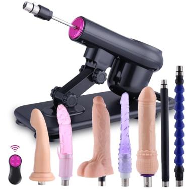 Imagem de KlicLok Máquina De Sexo, Vibrador, Máquina De Foder Para Mulheres, Máquina De Amor Com Ventosas Potentes, Máquina De Empurrão Com Conector 3Xlr, Brinquedos Sexuais Com 8 Acessórios, Brinquedos Adult