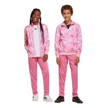 Imagem de Conjunto Adidas Seasonal Logo Celebration Infantil - Rosa 11-12-Unissex