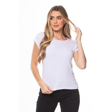 Imagem de Camiseta Feminina Básica Zipituka 302 Branca-Feminino