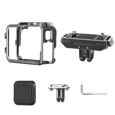 Imagem de ZLiT Suporte magnético de liberação rápida para câmera de liga de alumínio para Insta360 Ace/Ace Pro Camera Mount Clamps Frame Cage Adaptador (gaiola de moldura + suporte)
