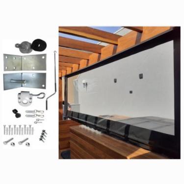 Imagem de Toldo Cortina Retrátil completo Medidas: 2,70m x 2,60m Alta Resistênci