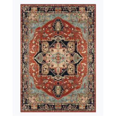 Imagem de Tapete de decoração para quarto, grosso, macio e fofo, para estudo, estilo americano retrô, para sala de estar (200x250 cm/J)