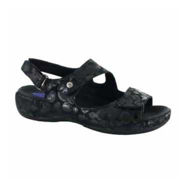 Imagem de Wolky Sandália Liana Feminino Nova Círculos Preto 43 Milhões Ue (12-12,5 Milhões EUA)
