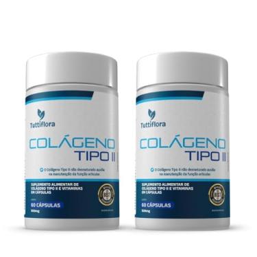 Imagem de Kit 2x Colágeno Tipo 2 500mg 60 Cápsulas Tuttiflora