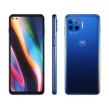 Imagem de Smartphone Motorola Moto G 5G Plus 128GB Azul Oceano 5G 8GB RAM Tela 6