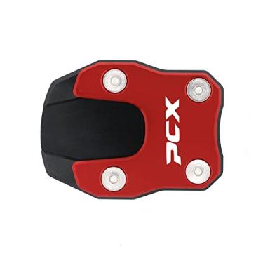 Imagem de Acessórios para motocicletas: placa de extensão para descanso lateral, placa ampliadora, suporte para descanso lateral, para PCX125 PCX150 PCX 125 PCX 150 PCX160