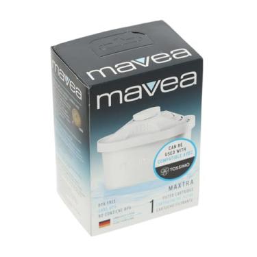 Imagem de MAVEA Filtro de substituição Maxtra para jarro de filtragem de água MAVEA, pacote com 1, branco