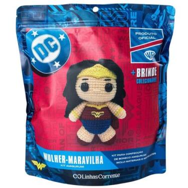 Imagem de Kit de Amigurumi Coats Corrente Dc - Mulher Maravilha