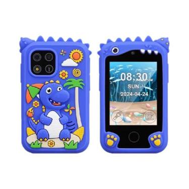 Imagem de Mini Smartphone Infantil Desenho Animado Unicórnio Tela Sensível Ao To