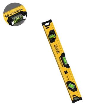 Imagem de Nível De Alumínio 3 Bolhas Alta Precisão 40cm Magnético Régua Profissi