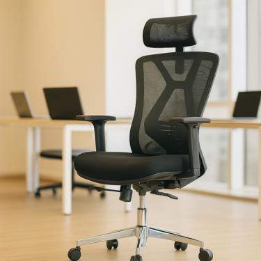 Imagem de Cadeira Escritório Home Office Master Ergonômica Apoio Cabeça