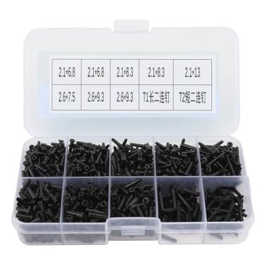 Imagem de ZAWELIYO Kit de Substituição de Badminton ilhó, 6 Tamanho de Protetores de Nylon para Raquetes, Badminton Universal de Tênis Com Estojo de Armazenamento